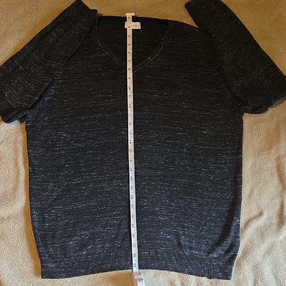 Calvin Klein Men's Dark Gray V-Neck Sweater - Picture 7 of 7